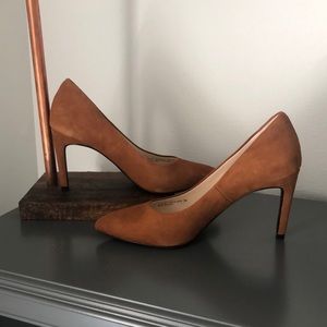 Suede Pumps- Cole Haan- Mustard In color- worn once